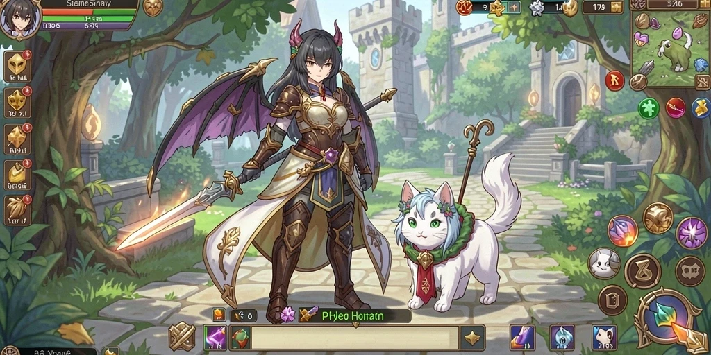 idnseru - Ilustrasi gameplay yang seru dan menantang.