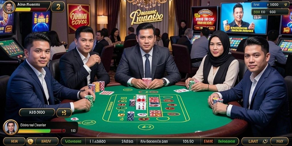 rpvip8 - Screenshot menunjukkan karakter pilihan dengan kemampuan spesial.